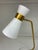 Mid-Century Modern Style White and Gold Desk Lamp For Sale - Image 4 of 4