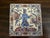 French Country Vintage Delft Tile Matchbox Holder With Hand-Painted Birdcage Scene For Sale - Image 3 of 12