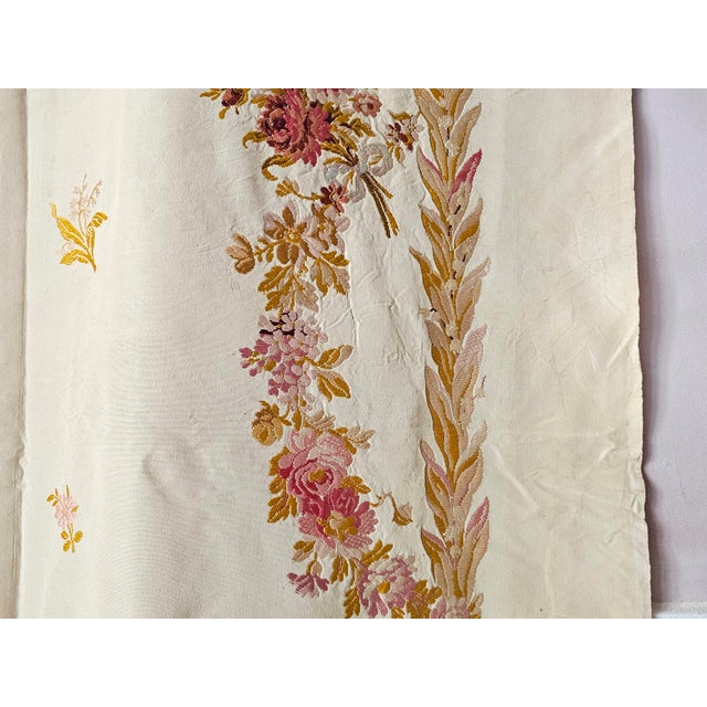 French Silk Brocade Panel, 1800s For Sale - Image 12 of 14