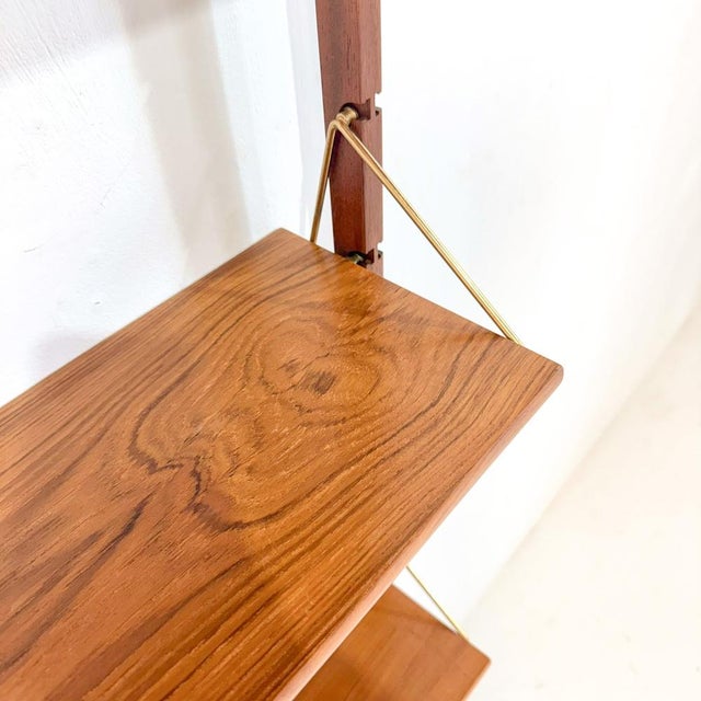 Brown Mid-Century Ergo Shelving Unit, Norway, 1960s, Set of 3 For Sale - Image 8 of 9