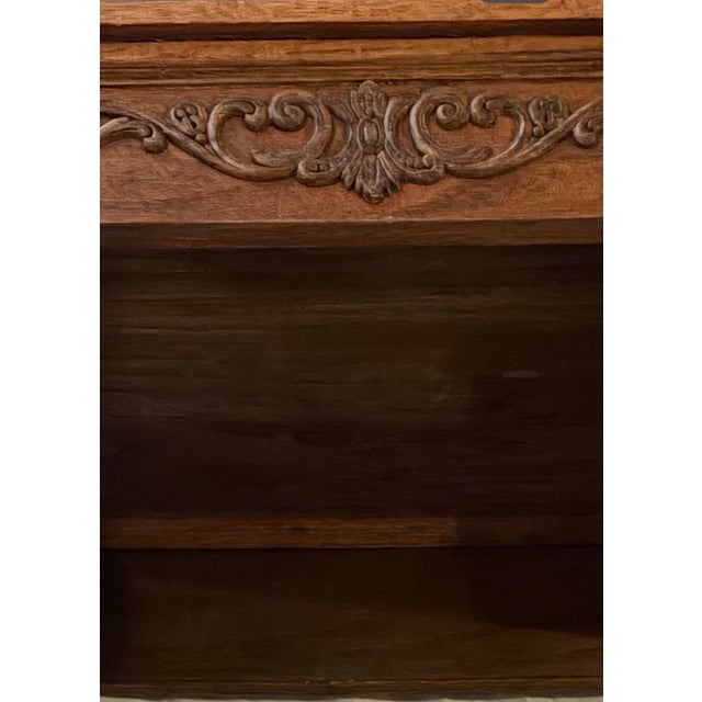 Antique 1900’s Oak Library Desk-Table For Sale - Image 9 of 10