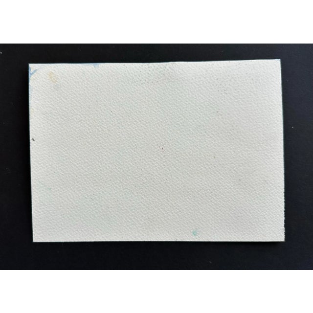 Coastal Signed Original Watercolor Painting For Sale - Image 3 of 3