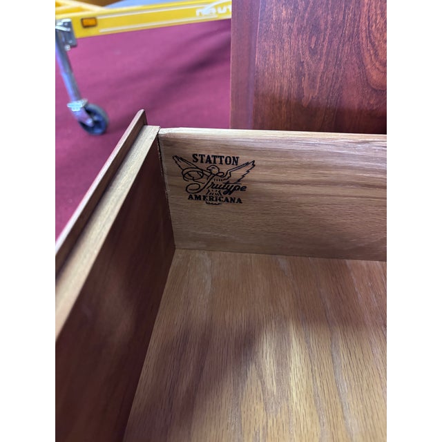 Timeless Handcrafted Statton Cherry Bedroom Furniture For Sale - Image 12 of 17