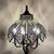Vintage 38” Hollywood Regency Brass & Marble Prism Lamp For Sale - Image 10 of 10