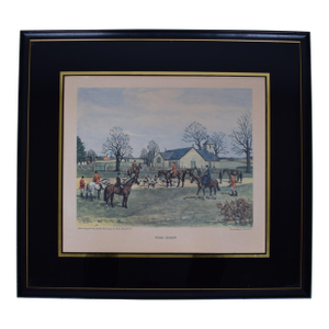 The Meet 1951 Color Print by Edward S. Voss, m.f.h.