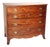 George III Mahogany Bow Front Chest of Drawers For Sale