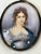 A striking and finely detailed 19th-century hand-painted portrait miniature, depicting Princess Dolgorukova, a figure...