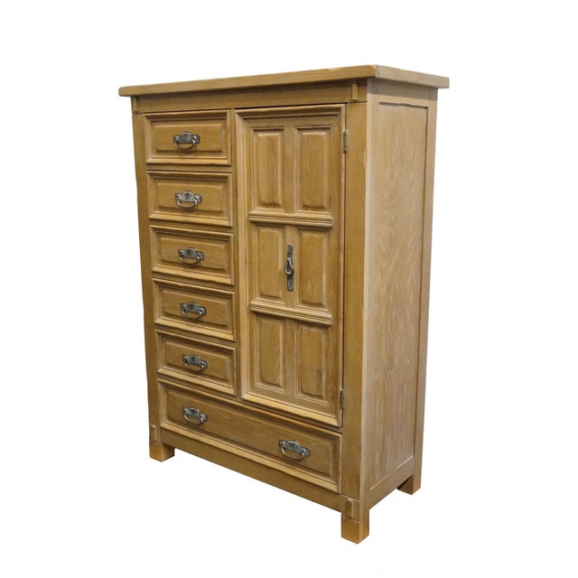 LINK TAYLOR Solid Pine Taos Collection Southwestern Spanish Revival 43" Door Chest 716-309 59" High 43.75" Wide 19" Deep...