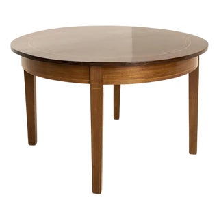 Danish Round Coffee Table in Mahogany, 1960s For Sale