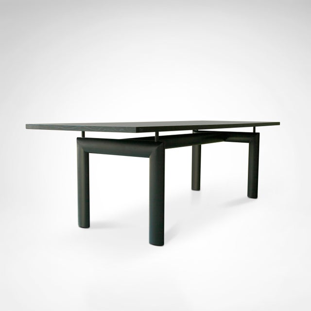 LC6 Dining Table in Glass and Metal by Le Corbusier for Cassina, 1990s For Sale - Image 6 of 11
