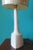 Danish Tall Table Lamp in White Stoneware, 1965 For Sale - Image 4 of 7