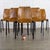Late 20th to Early 21st Century Modern Walnut Molded Plywood Chairs Stackable Connectable Refinished Set of 6 For Sale - Image 18 of 18