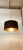 Lackfolie with Gold Interior Silk Cord Suspension Light For Sale - Image 13 of 14