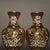 Pair of Vintage Chinese Cloisonné Dragon & Phoenix Vases With Gilded Ground For Sale - Image 4 of 9
