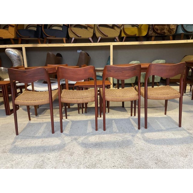 Mid-Century Logster Dining Room Chairs by Arne Hovmand Olsen for Mogens Kold, Set of 4 For Sale - Image 14 of 18