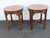 Lane Hollywood Regency Inlay Side End Tables a Pair 3739 For Sale - Image 16 of 18