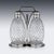 Metal Vintage American Silver and Cut Glass Tantalus from Tiffany & Co, 1920, Set of 2 For Sale - Image 7 of 18