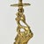 Art Nouveau Style Vintage Brass Crane Candlestick Pair For Sale - Image 4 of 12