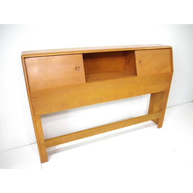 Sculptura Full Headboard in Champagne #790 by Heywood Wakefield For Sale - Image 11 of 11