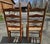 Late 19th Century Pair of Ashe County, North Carolina Maple Ladder Back Chairs For Sale - Image 4 of 16