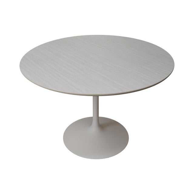 Mid-Century Round Tulip Base Saarinen Style Dining Table ...