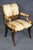 Pair English Regency Thomas Hope Style Ebonized & Gilt Armchairs For Sale - Image 12 of 16