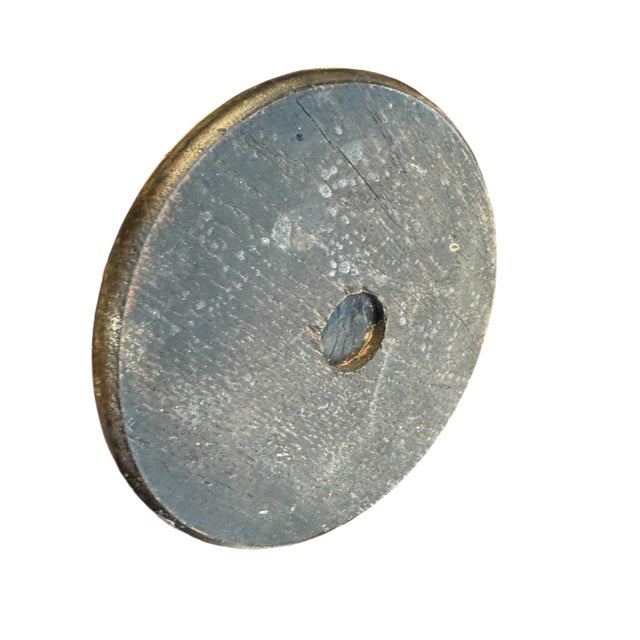 Wood Pair of Turned Candlesticks For Sale - Image 7 of 10