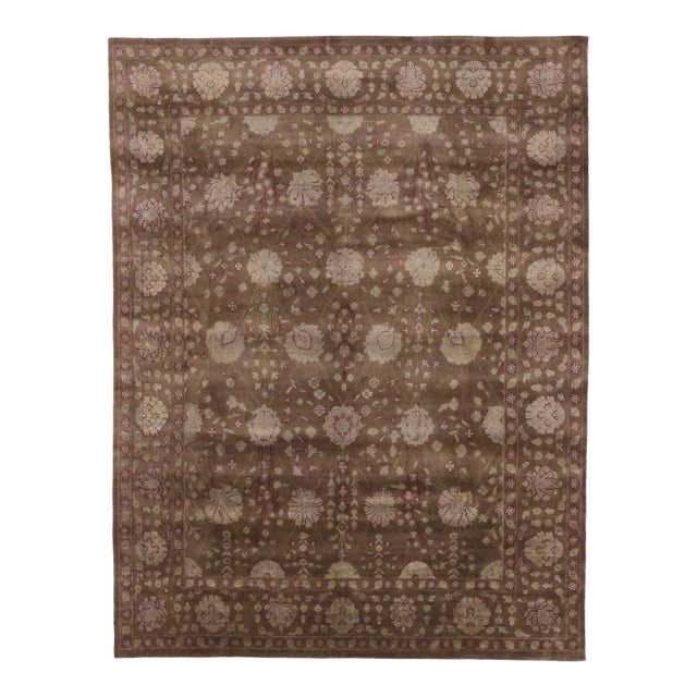 Brown Transitional Area Rug - 07'08 X 10'00 For Sale