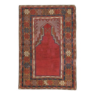Galerie Shabab Collection Early 20th Century Turkish Anatolian Throw Rug For Sale