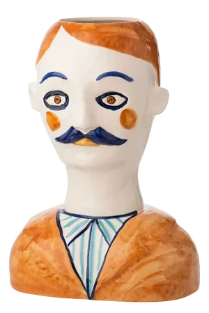 Gabriel Painted Head Vase