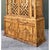 Vintage Chinoiserie Pagoda Rattan China Cabinet For Sale In West Palm - Image 6 of 12
