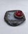 Brutalist Vintage Hammered Glass Paperweight, 1970s For Sale - Image 3 of 11
