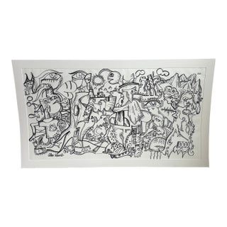 Alex Alpert “Waves” Abstract Expressionism - Original 1/1 - 42” X 84” For Sale