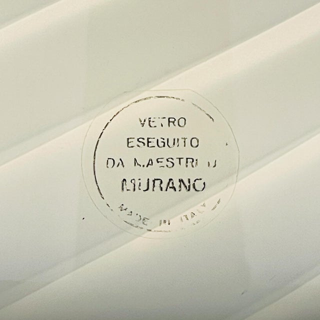 Vintage Swirl Murano Glass Table Lamp Mushroom, Italy, 1970s For Sale - Image 7 of 15