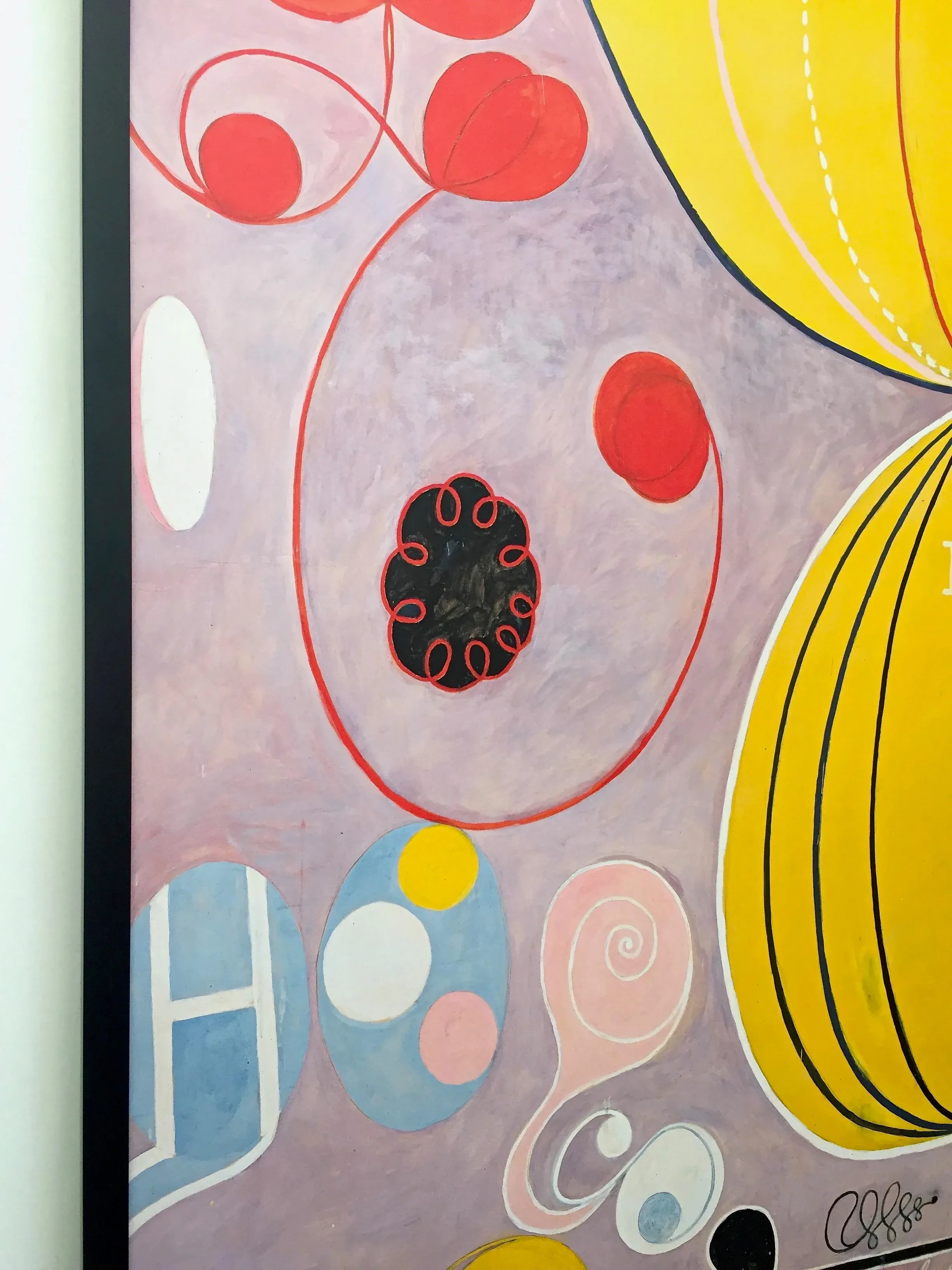 Hilma Af Klint Swedish Abstract Lithograph Print Extra Large
