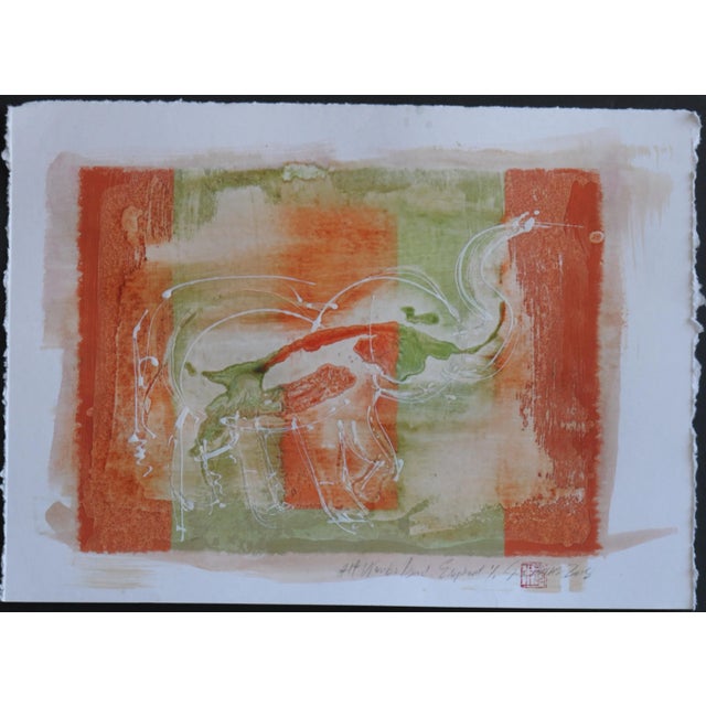 "Wonderland #16" Abstract Framed Minimal Painting For Sale In Los Angeles - Image 6 of 6