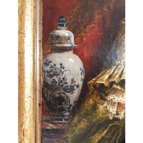 Arnaldo Tamburini, The Painter, Oil on Canvas, Framed For Sale - Image 15 of 18