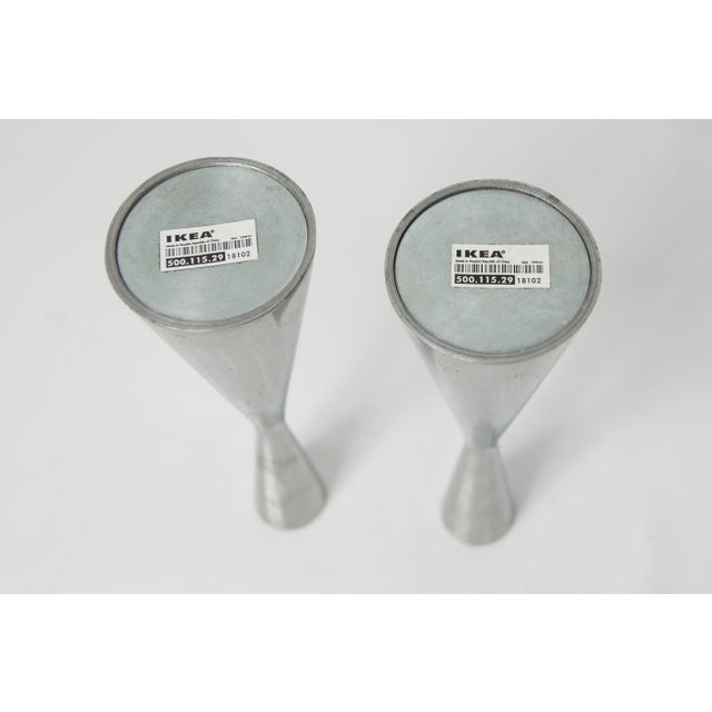 Metal Göta Candlesticks by Erika Pekkari for IKEA, 1980s, Set of 2 For Sale - Image 7 of 8