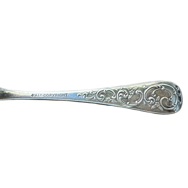 Vintage Federal Eagle Wood Spoon Rack W/12 Silver Plate Collectible President Spoons For Sale - Image 11 of 11