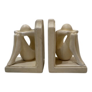 1970s Figurative Bookends - a Pair For Sale