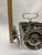 1960s Mid-Century Modern Silver Overlay Trojan Warrior Barware Caddy Set With Shot Glasses - 9 pcs For Sale - Image 9 of 11