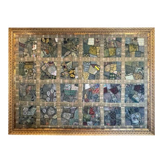 Large Modern Geometric Mosiac Tapestry For Sale