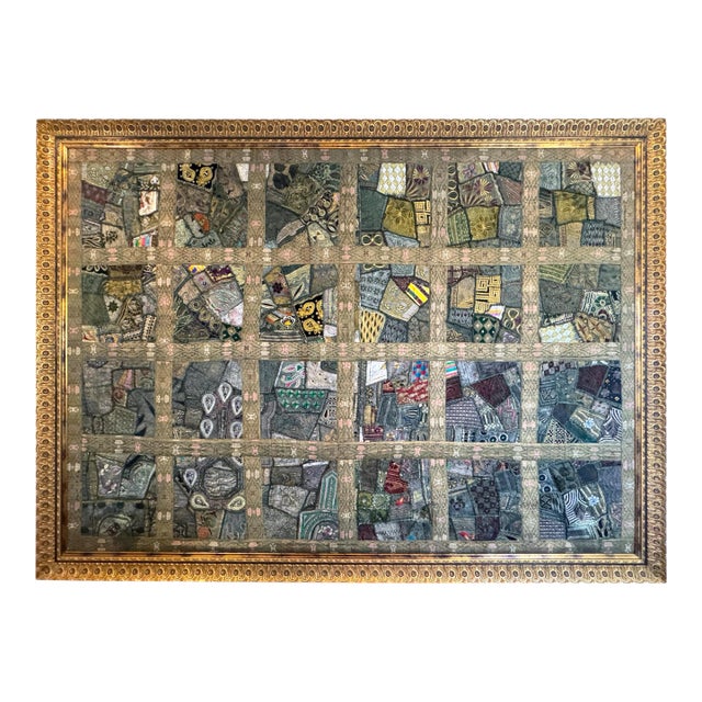 Large Modern Geometric Mosiac Tapestry For Sale