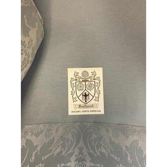 Vintage Southwood Traditional Wingback Chair For Sale - Image 10 of 12