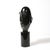 Sergio Rossi Mid-Century Hand-Blown Murano Black Glass Head Sculpture Signed Sergio Rossi For Sale - Image 4 of 14