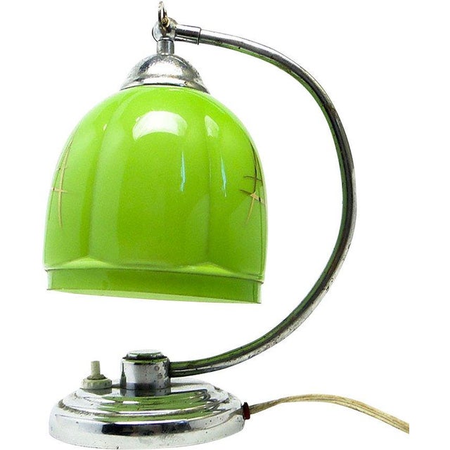 Metal Mid-Century Bedside Lamp from Polam, 1950s For Sale - Image 7 of 8