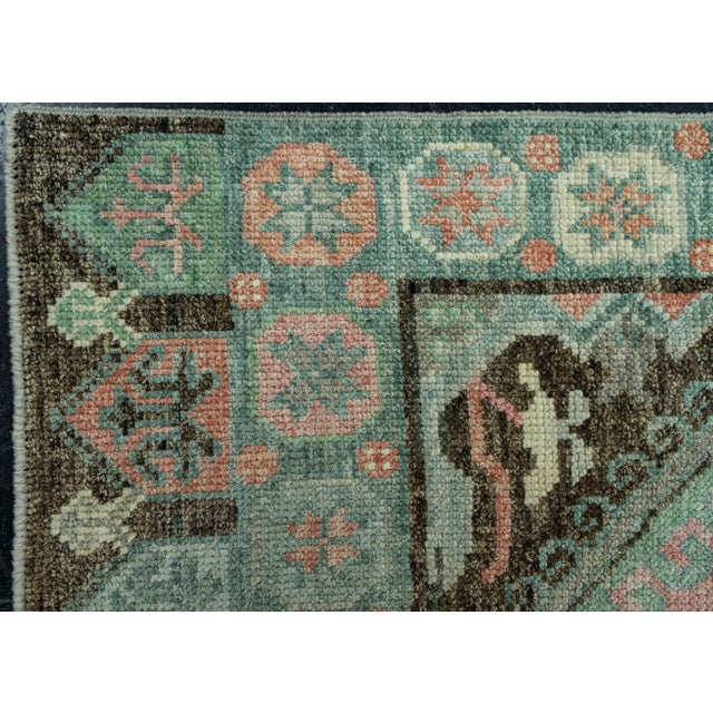 Turkish Oushak Rug 2'10" x 10'5" #20053 For Sale - Image 4 of 8