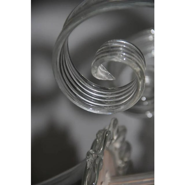 Vintage Murano Glass Chandelier, 1940s For Sale - Image 8 of 11
