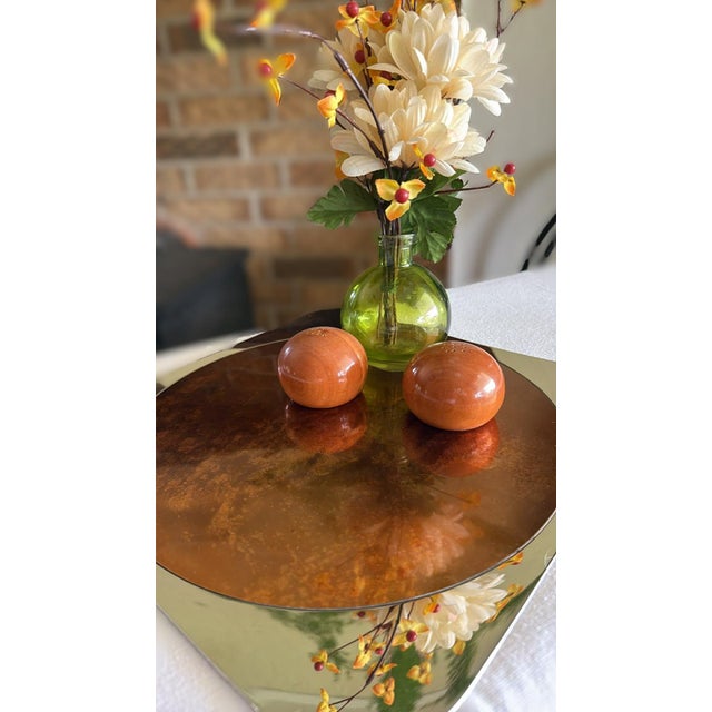 1960s Mid Century Modern Bouilett Bourdelle Serving Tray Minimalist Luxury Entertaining Wedding - Set of 2 For Sale - Image 4 of 13
