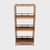 Early 21st Century Pair of Chinese Reeded Nanmu Scholar's Shelves, C. 1900 For Sale - Image 5 of 7